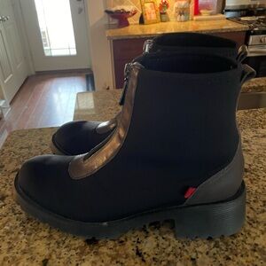 Marc Joseph NY Black Ankle Boots with Zipper.